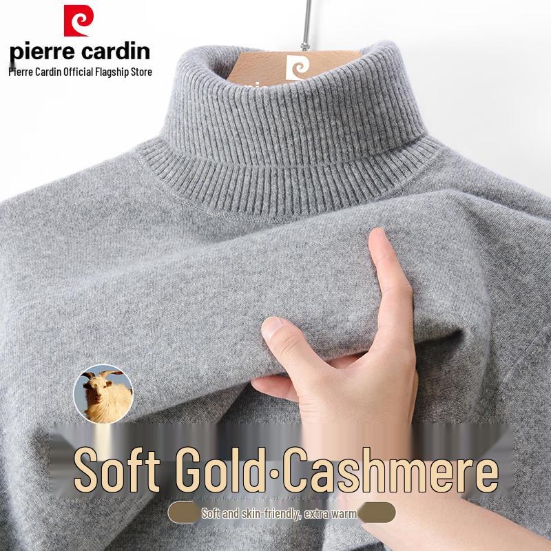 

Pierre Cardin Men s Pure Cashmere Turtleneck Sweater 3XL