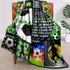 Soccer Customize Your Name Blanket Warm Comfortable And Soft Blankets Are Suitable For Home Lunch Break Blanket Office Sofa Sofa Gift To Relatives And
