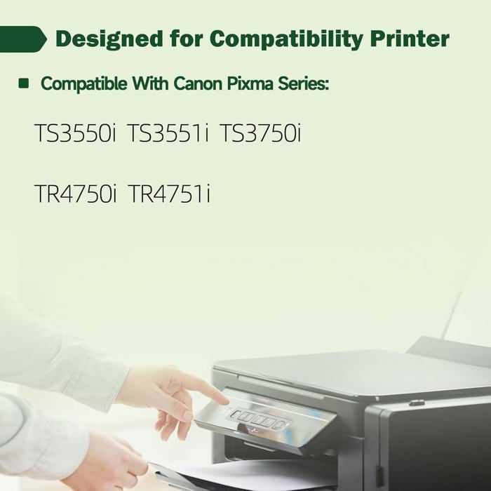 PG-575XL Cartouches d'impression,PG-575X d'impression Noir Remplacement pour Canon 575 Cartouches Compatible avec Canon PIXMA