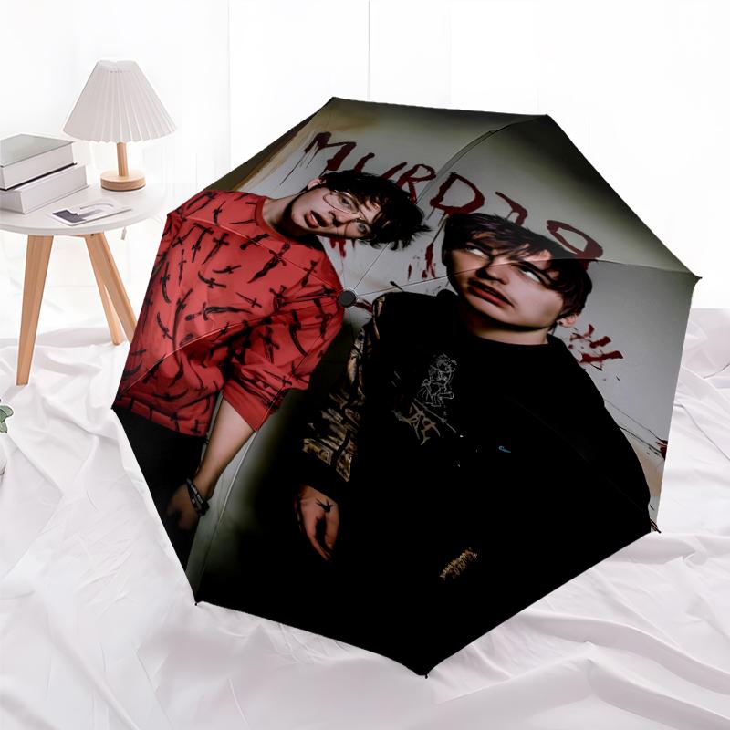 Printed Sam and ColbyPrinted Folding Umbrella,Outdoor,Leisure,And Travel Umbrella,Durable Umbrella Fabric,Birthday And Holiday Gift