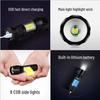 Nufeng Outdoor LED Zoom Flashlight with COB Side Light