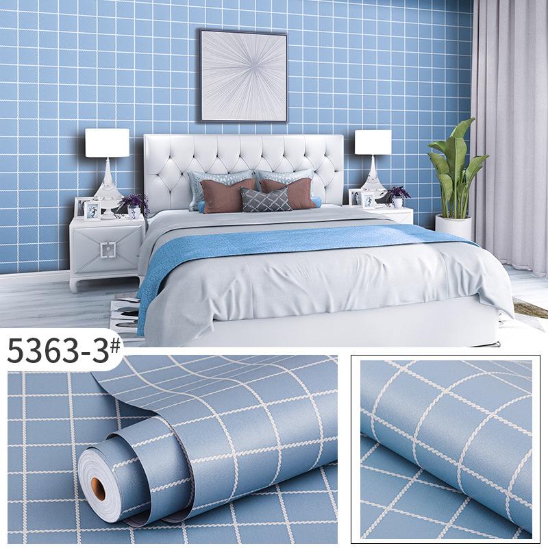 60cm*10m Thickened PVC Self-Adhesive Waterproof Plants Flowers Patterned Wallpaper DIY Furniture Renovation Home Decor Wall Sticker