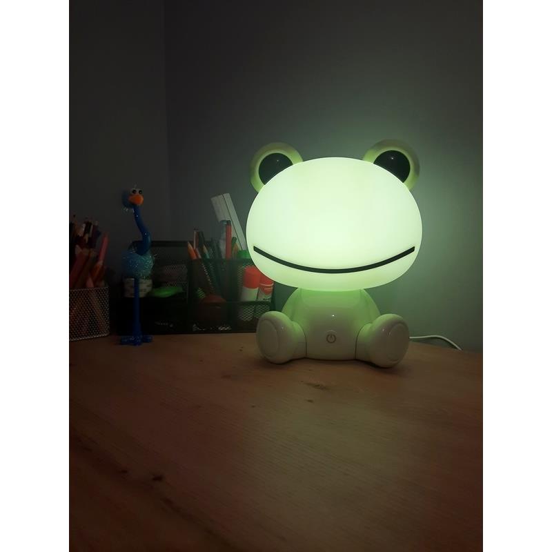 Lampka Nocna Dla Dzieci Na Biurko Led Żabka Do Pokoju Dziecięcego