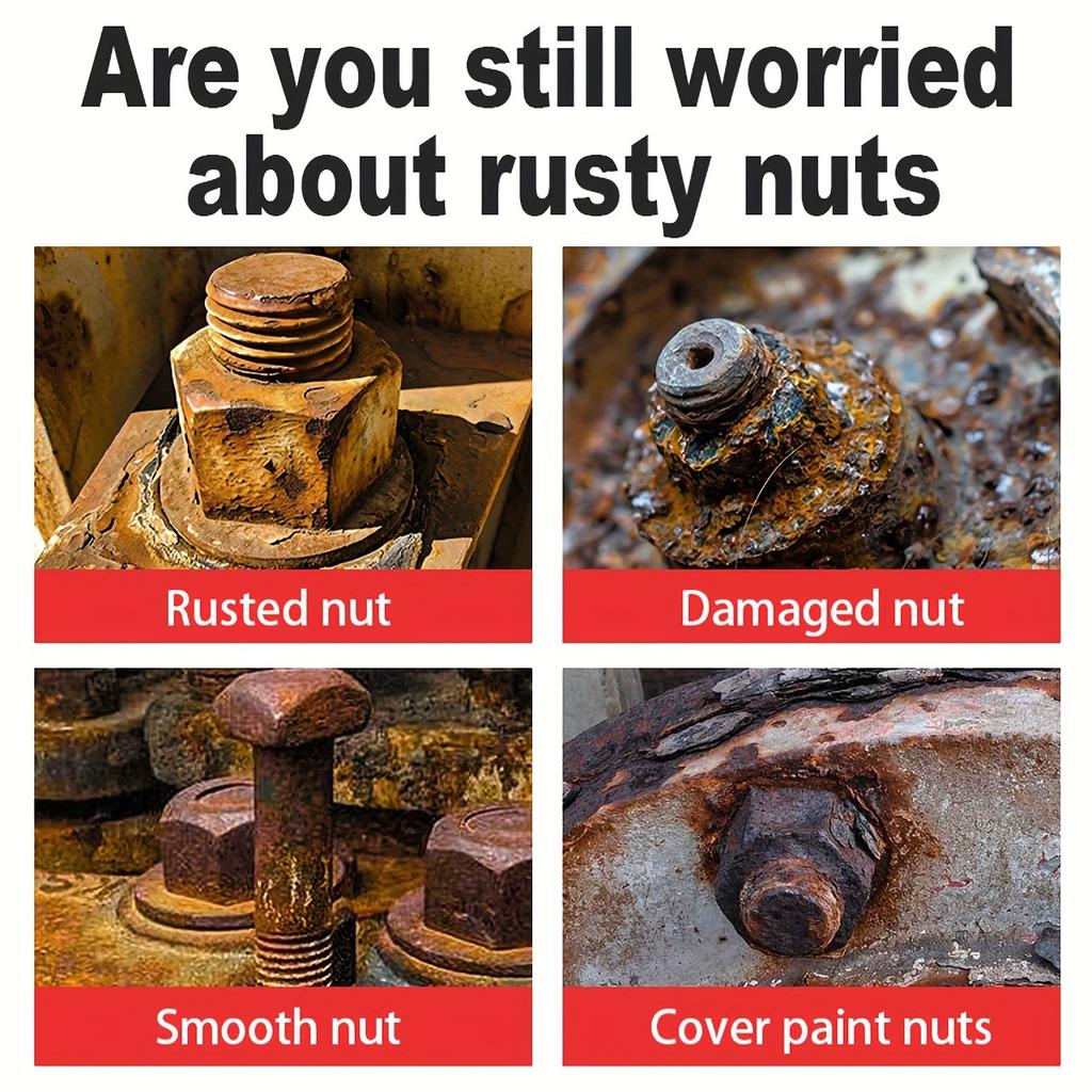 14pcs Nut Extractor, Anti-tooth Sleeve, Sliding Tooth Sleeve, ScrewDamaged Nut Screw Cap Extractor