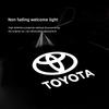 2026 Hot For Toyota Hub Caps 2Pcs LED Car Door Projector Logo Welcome Light Accessories For Toyota 86 Mirai Supra Prado Alphard