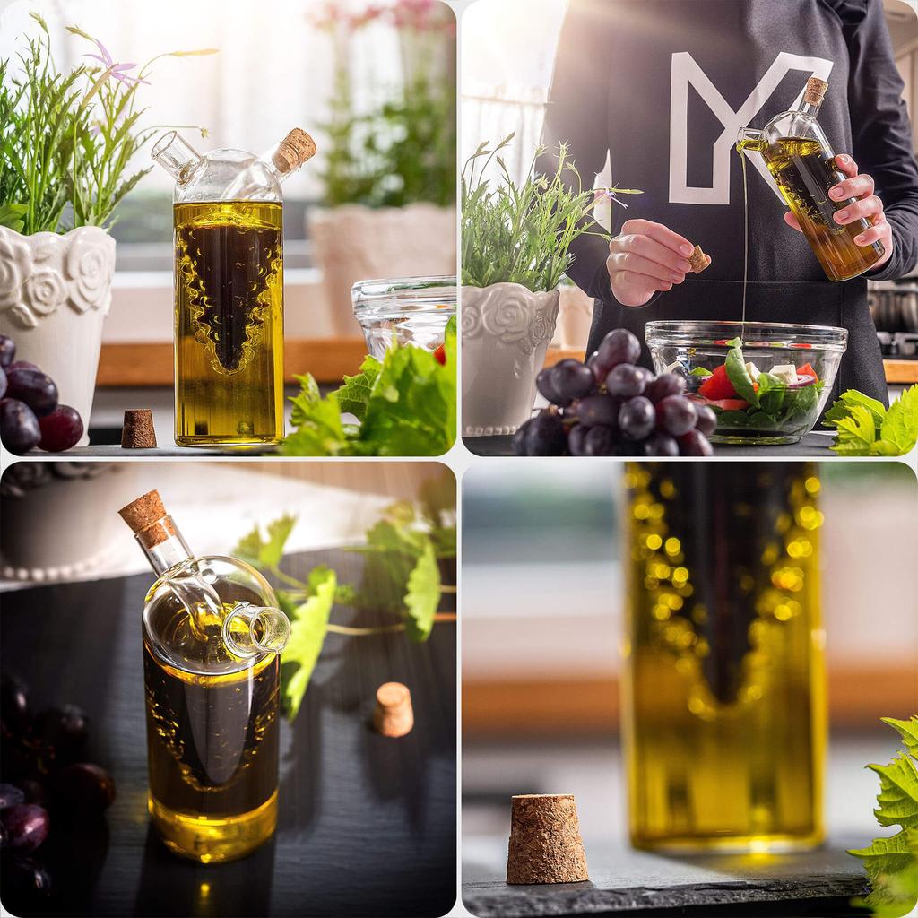 KADAX bottle for oil and vinegar 300 ml + 50 ml