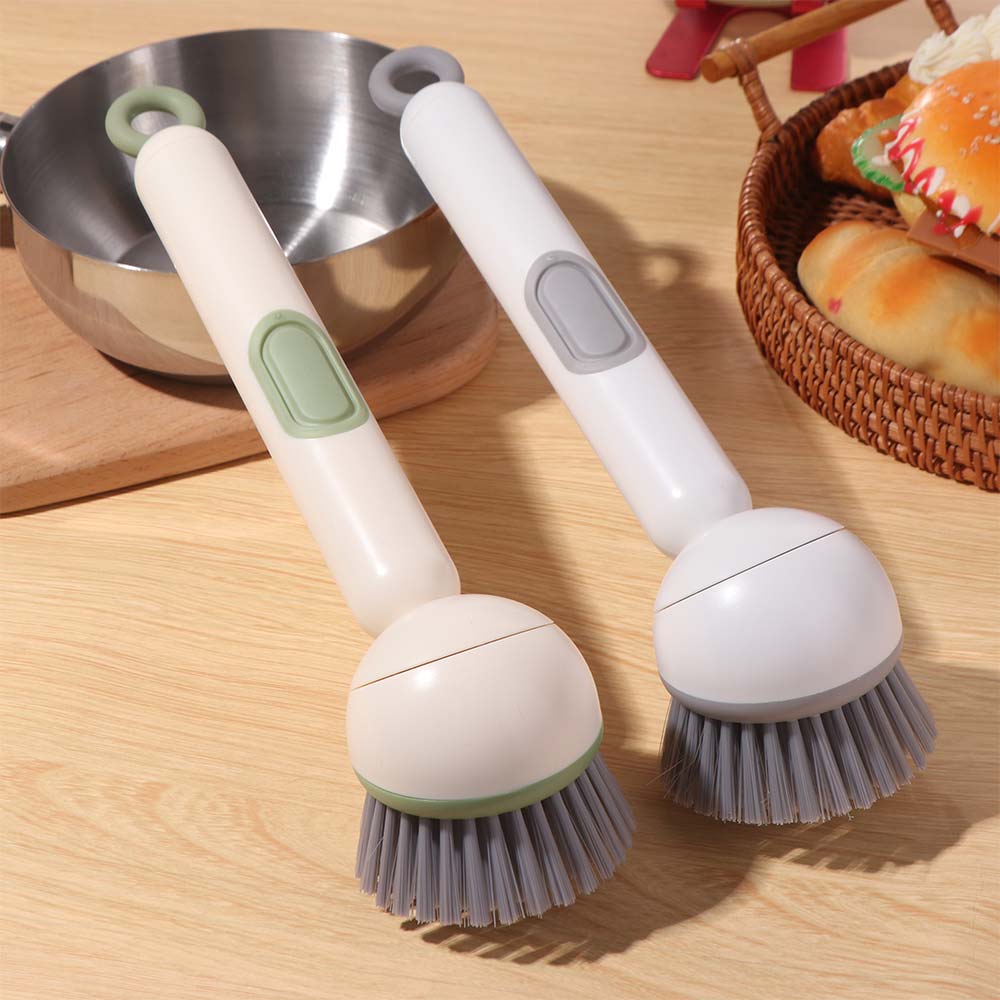 Hanging Kitchen Utensil Brush Rotatable Pot Scrubber Cleaning Tool Dish Brush Kitchen