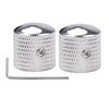 1Pcs2Pcs Metal Dome Knobs Electric Bass Guitar Knobs Volume Tone Control Knobs With Wrench Bronzebkcrgdblack Nickel
