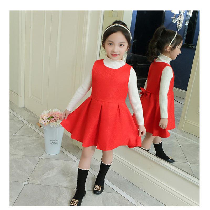 Niñas Cintura Chaleco Rojo Vestido Chaleco Falda Niños Princesa Vestido  Baby Dress Show Dress comprar a buen precio — entrega gratuita, reseñas  reales con fotos — Joom