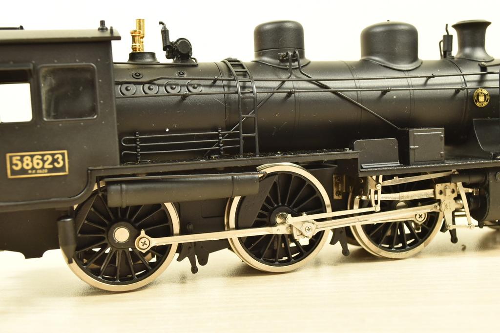 Nippon Sharyo 8620 Steam Locomotive Display Model with Base & Case from Japan