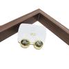 Textured Folded Metal Ball Earrings Women's Vintage Luxury Korean Style Jewelry Accessories Round Ball Earrings