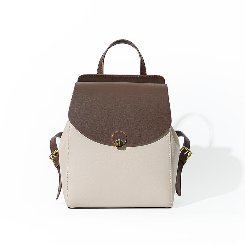 New travel student schoolbag women's shoulder backpack, light luxury fashion lightweight large-capacity girls backpack