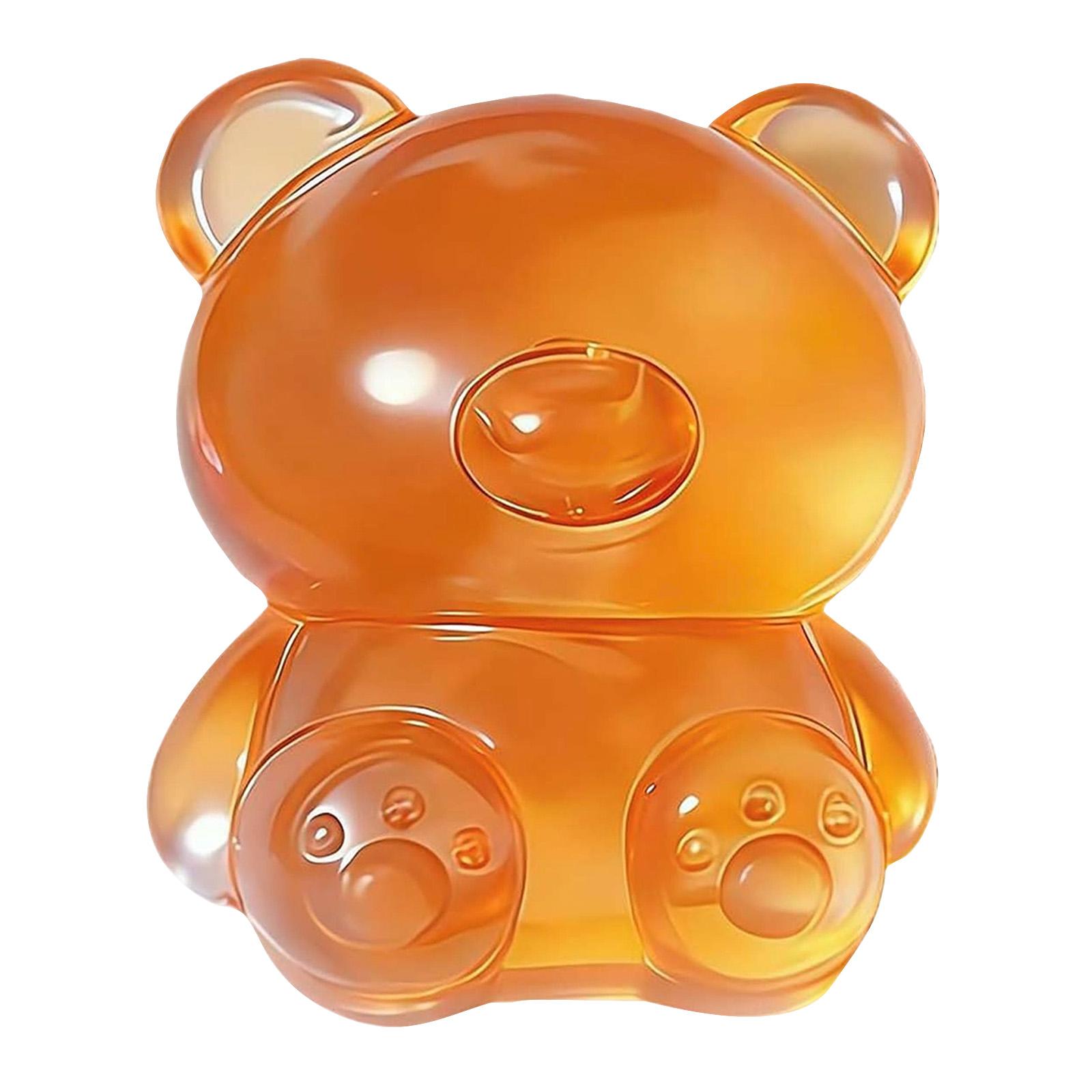 

Pinch Toys For Kids Bear Shaped Slow Elastic One Size шафрановий
