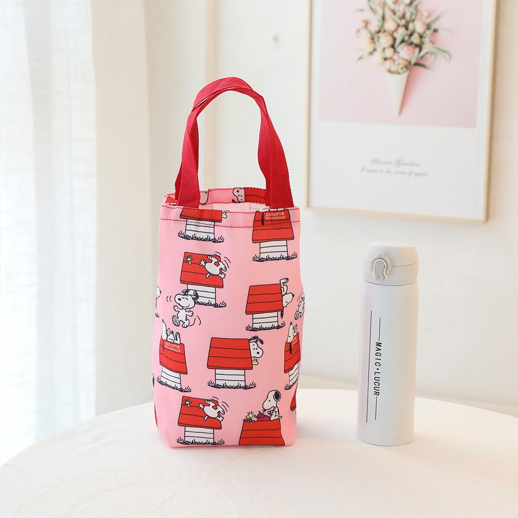 Print Canvas Cartoon Hanging Bag With Multifunction Storage For Use Daily