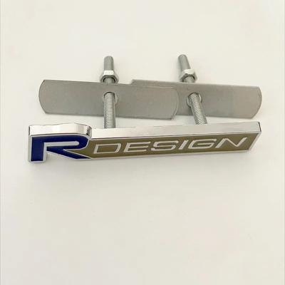 New 3D Metal Rdesign R Design Front Grill Car Badge Sticker Emblem Decoration For VOLVO XC40 XC60 XC90 V90 S90 S60 V60 V40 C70