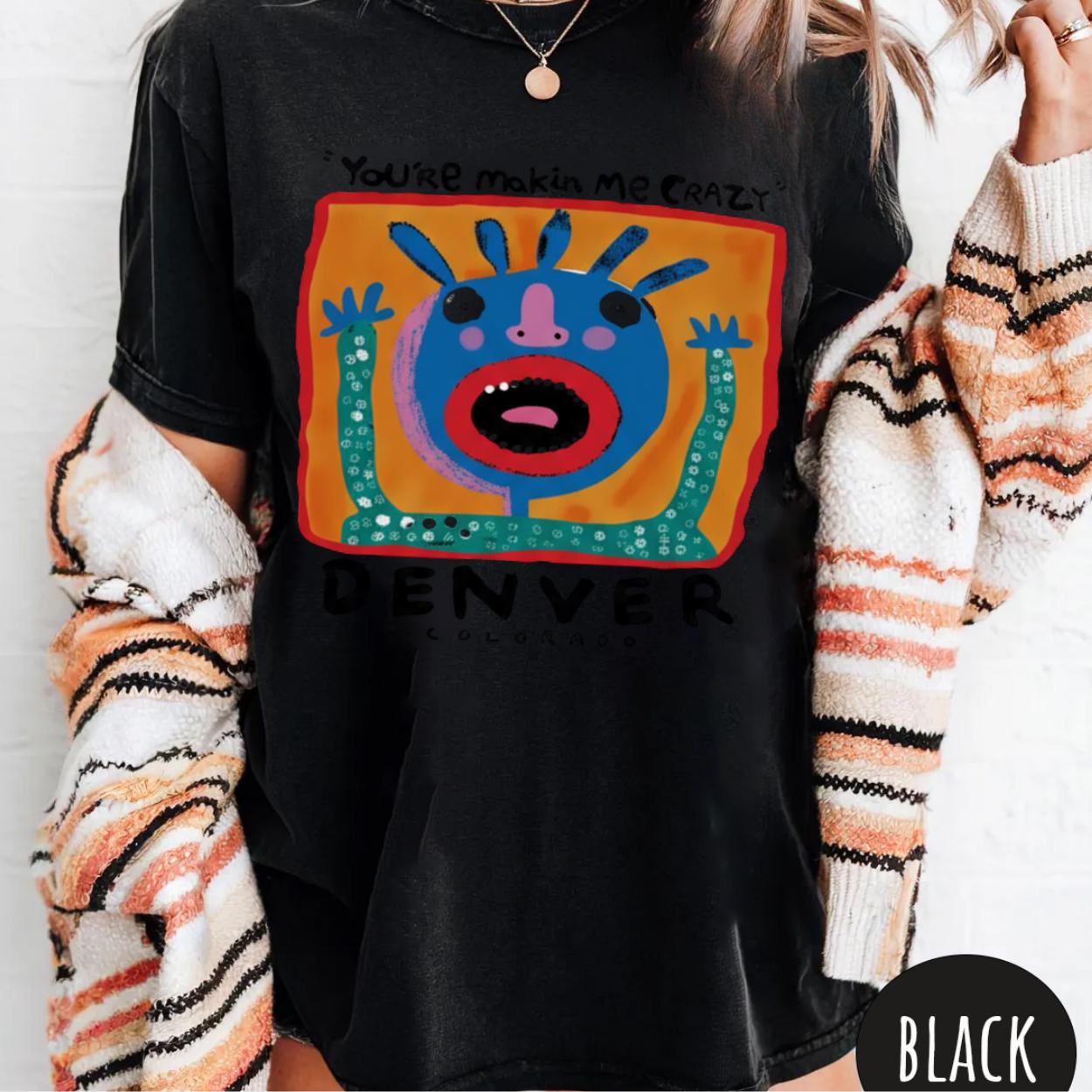 

Size Summer Womens Colorful Pop Art Inspired Artistic TShirt Cotton Breathable Stylish Versatile Street Style 4XL