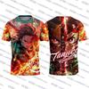 Bandai Anime Demon Slayer Tshirt Nezuko Kamado 3D Print Mens T Shirt Casual Streetwear Anime Fans Bandai Cosplay Tshirt