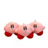 Plush Kirby Keychain Stuffed Toy Cartoon Doll Birthday Gift Schoolbag Pendant