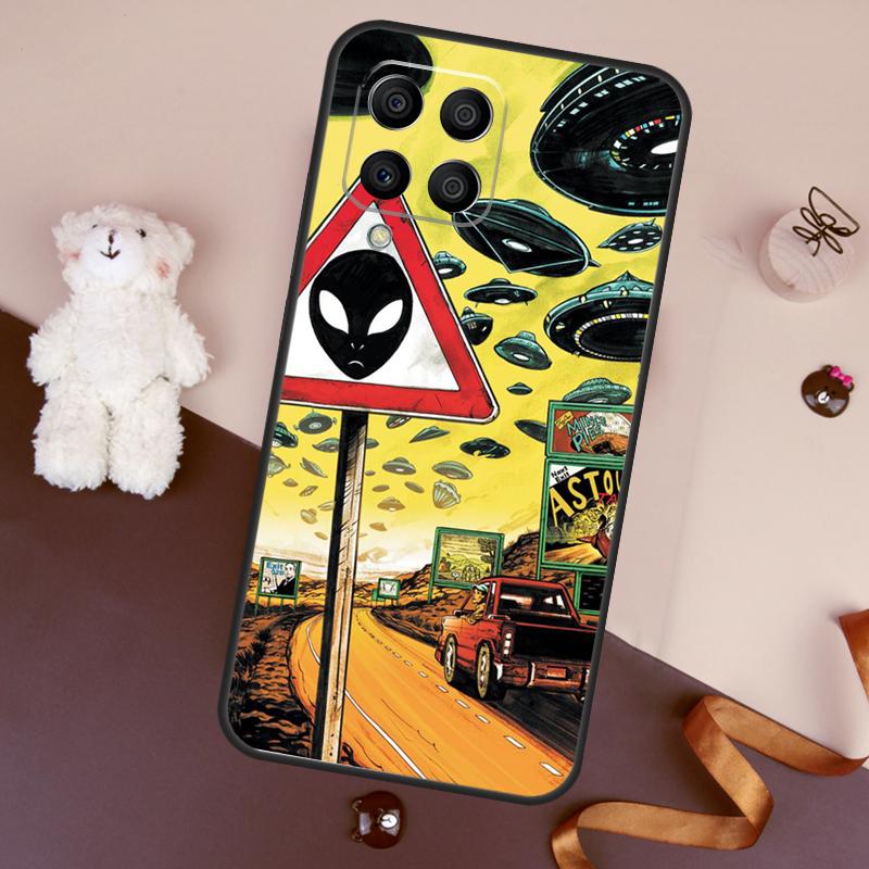 Aesthetic Alien Case For Samsung Galaxy M06 M53 M13 M31 M11 M35 M55 M15 M56 M36 M16 M12 M32 M52 M14 M34 M54