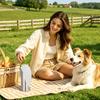 Water Bottle For Dogs Portable Stainless Steel Large Cup Travel Dog Bottle Water Dispenser For Kitten Small Medium Large Pet