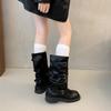 Autumn Winter Street Style Women Knee-High Boots Casual Low Heel Party Shoes Ladies Modern Long Botas Mujer