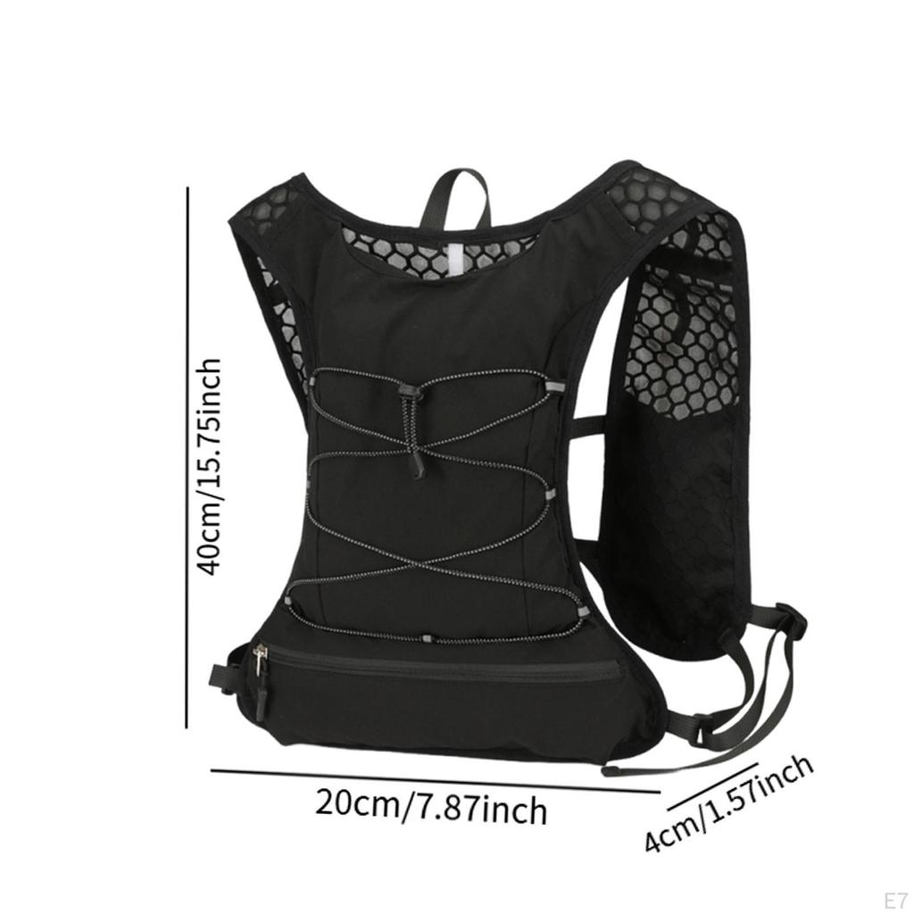 Hydratační batoh pro outdoorové sporty Muži Ženy Běžecká vesta Lehký Nosič vody Jogging