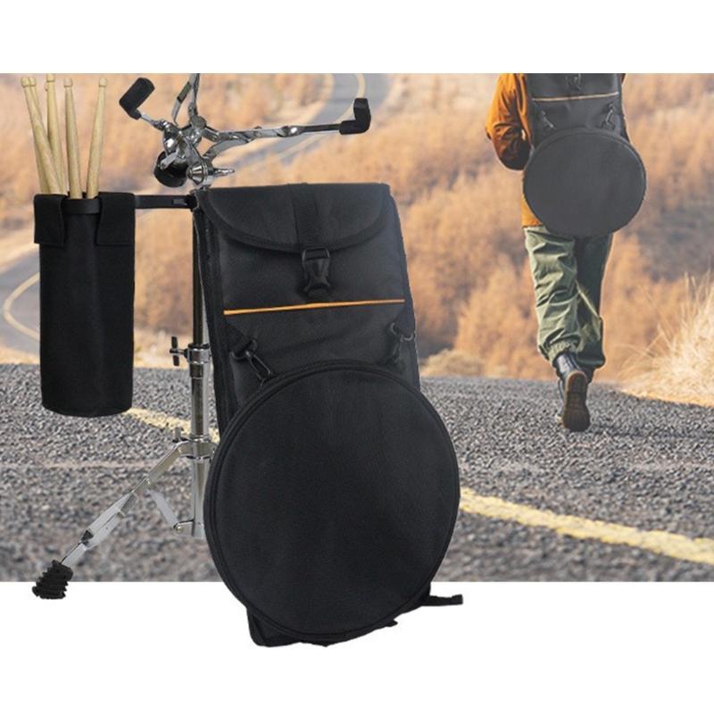Practical Dumb Drum Backpack Waterproof Design Adjustable Shoulder Strap Oxford Fabric Texture for Easy Carrying
