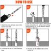Damaged Screw Extractor Kit and Stripped Screw Extractor Set HassleFree Broken Bolt Extractor and