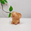 1Pc Wooden Elephant Figurine Ornaments Handcrafted Indoor/Outdoor Decor Model For Christmas Diwali New Year Celebration