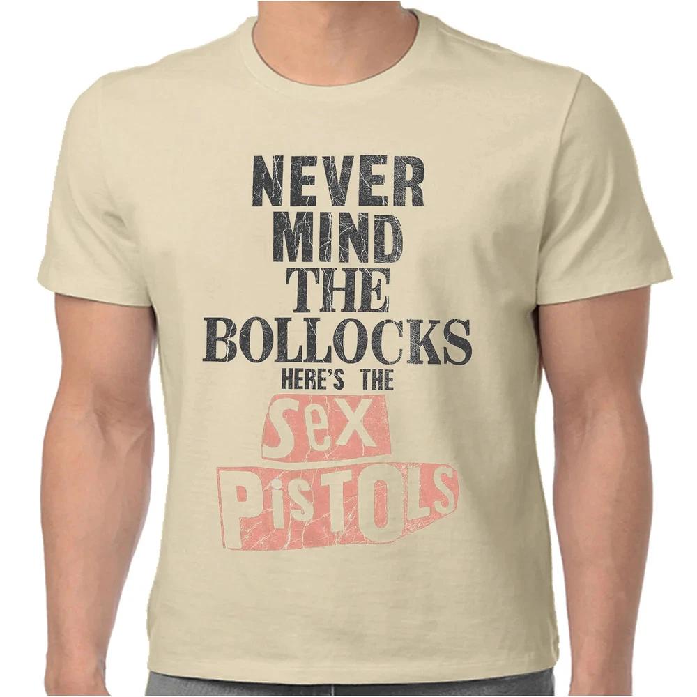Official Sex Pistols T Shirt Never Mind The Bollocks Distressed New S