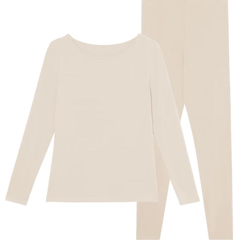 Anlifang Women's Jasmine Polyphenol Thermal Underwear Set