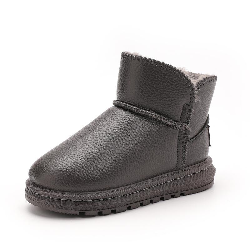 Winter Hot-selling Children's Plush Warm Thickened Comfortable Soft Sole Versatile Cotton Boots