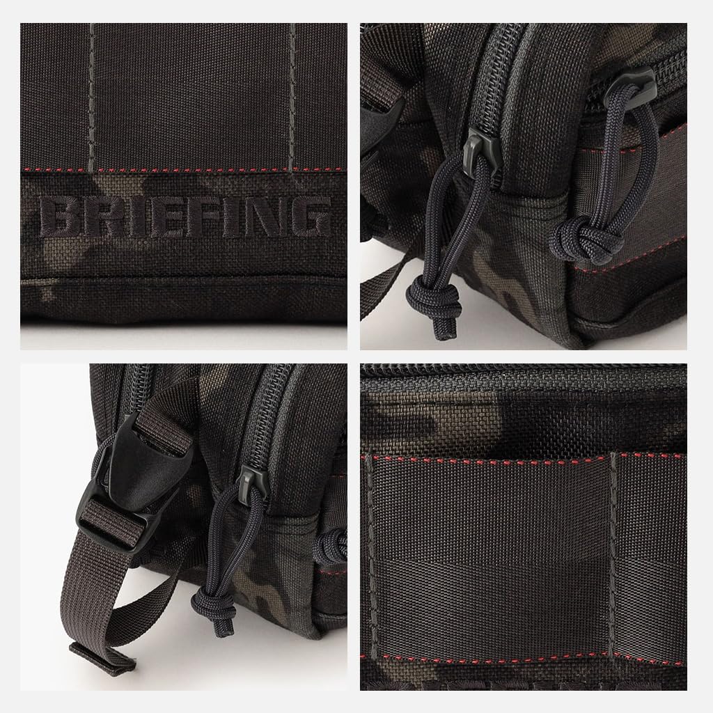 BRIEFING Turf Double Zip Pouch 1000D TURF DOUBLE ZIP POUCH NAVY Navy Golf Tote Bag F