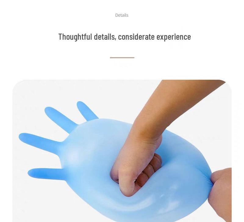 Disposable Nitrile Gloves: Oil-Resistant, Powder-Free for Labs, Food Processing, Household, Tattoo & Electronics