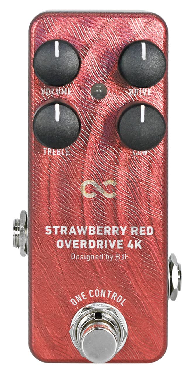 

One Control STRAWBERRY RED OVERDRIVE 4K One Control Overdrive Effector
