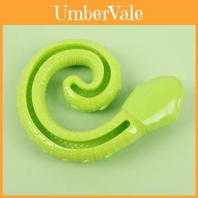 Pet Chew Toy Silicone Snake With Sound For Cats Dogs Training And Enrichment