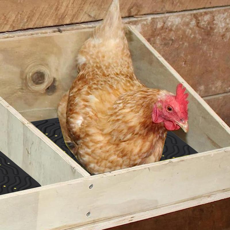 Nesting Pads For Chicken Coop Egg Laying Nesting Pads 4X Washable Silicone Soft Elastic Bedding For Laying Roosting Brooder