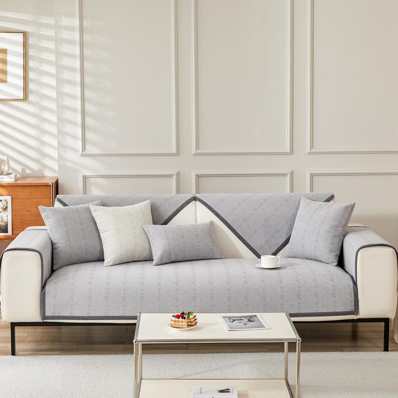 New Sofa Cushion High-End Light Luxury Four-Season Universal Seat Cushion Full Cover Sofa Cover Armrest Back Towel