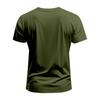 T-shirt da uomo con scollo a V a maniche corte, estiva, traspirante, vestibilità ampia, casual, sportswear, top leggero per l'uso quotidiano