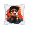 Rapper Cartoon J-Jays Z Pillowcases  Vintage Pillow Case For Sofa Car Home Decor Comfy Pillow Cover