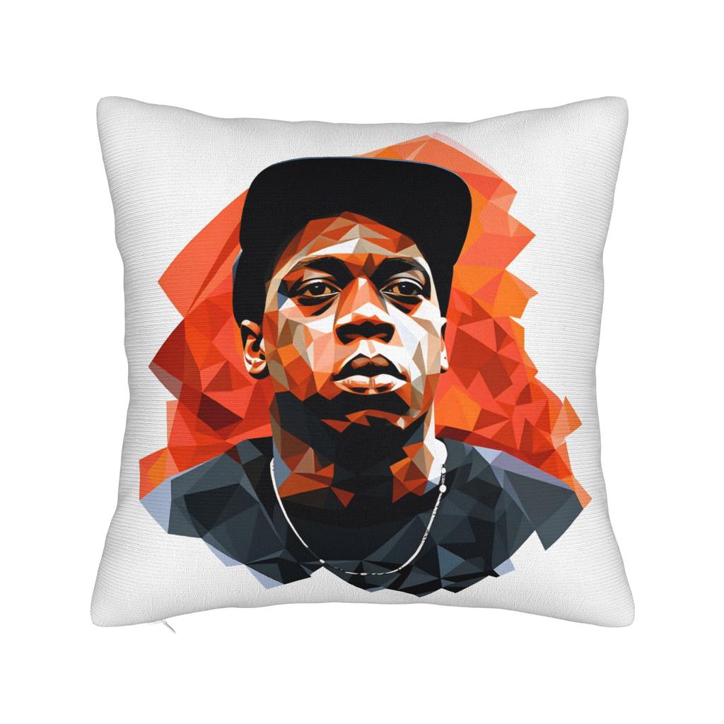 Rapper Cartoon J-Jays Z Pillowcases  Vintage Pillow Case For Sofa Car Home Decor Comfy Pillow Cover
