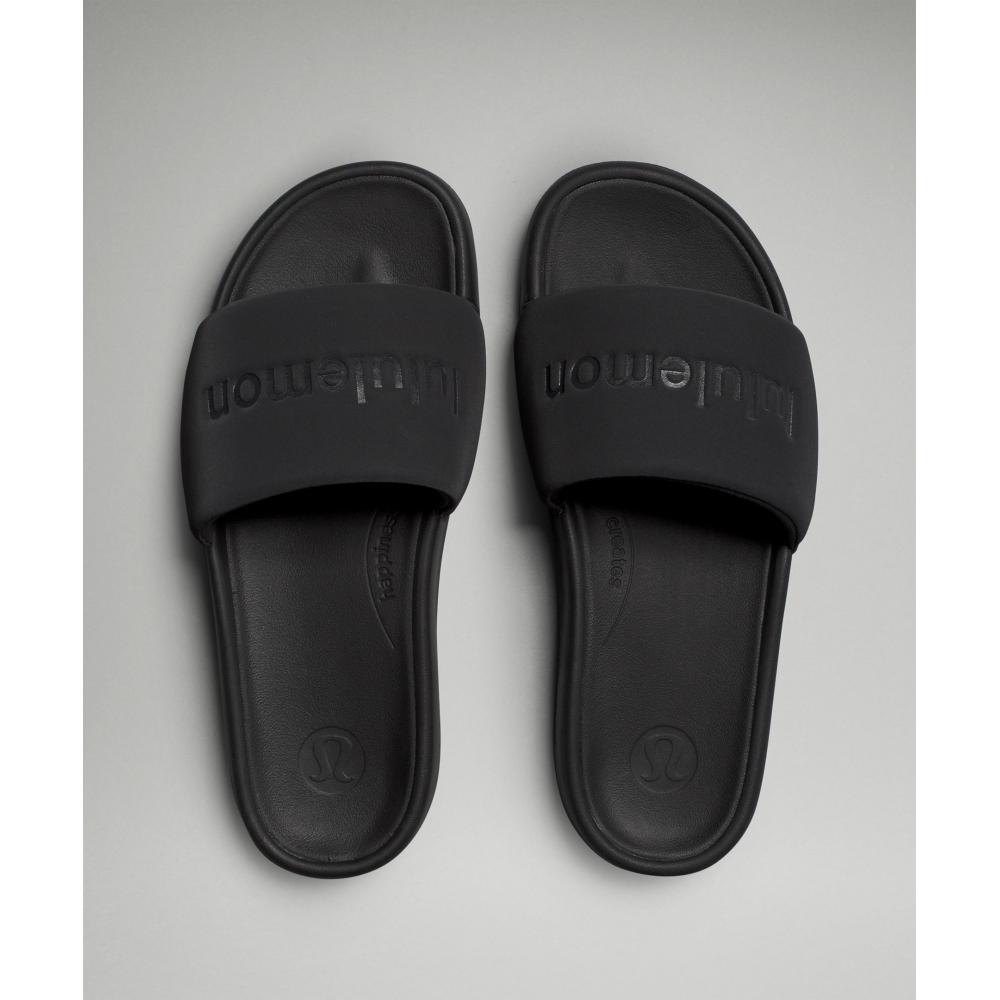 Lululemon Women S reStfeel Slide  Graphic Black Black Black
