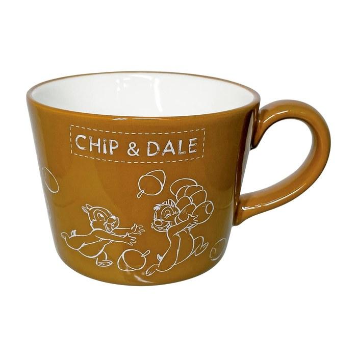 Sanart Disney Chip and Dale Mug Latte Art Chip & Dale 240ml SAN4066 Brown