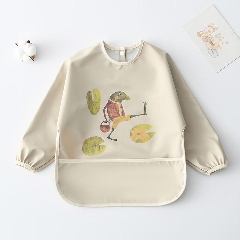 Baby Long Sleeve Waterproof Smock Bib