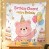 Kids Birthday Tapestry Photo Backdrop Cloth for Party Decoration Event Scene Setup And Wall Photography Background