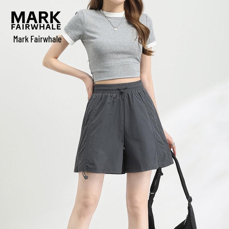 Mark Fairwhale Women s Breathable High-Waist Nylon Shorts L