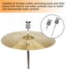 Cymbal Stacker Attachment Cymbal Boom Arm Holder Snare Drum Cymbal Stacker for Drum Boom Arm Mount Bracket Enduring