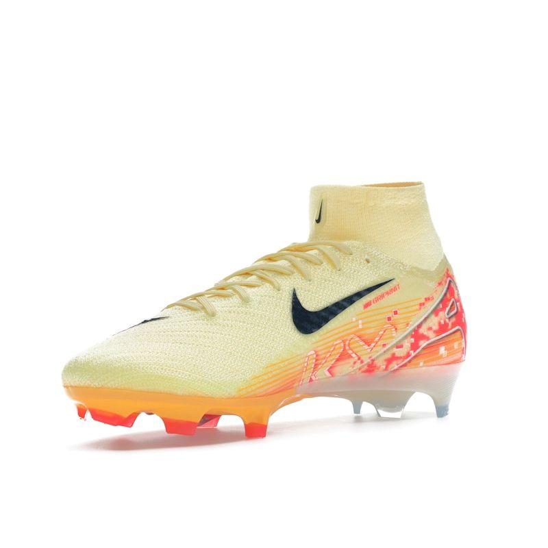 Nike Kylian Mbappé x Zoom Mercurial Superfly 10 Elite FG Light Laser Orange Men Sneakers Armory-Navy FQ8692-800