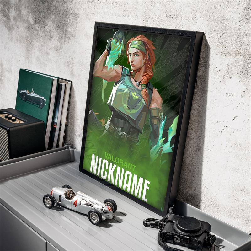Game Valorant Character Nicknname Picture For Room Living Wall Art Home Decor Canvas Painting Print Poster Game Enthusiasts Gift