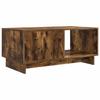 Coffee Table Smoked Oak 90 x 50 x 40 cm Engineered Wood